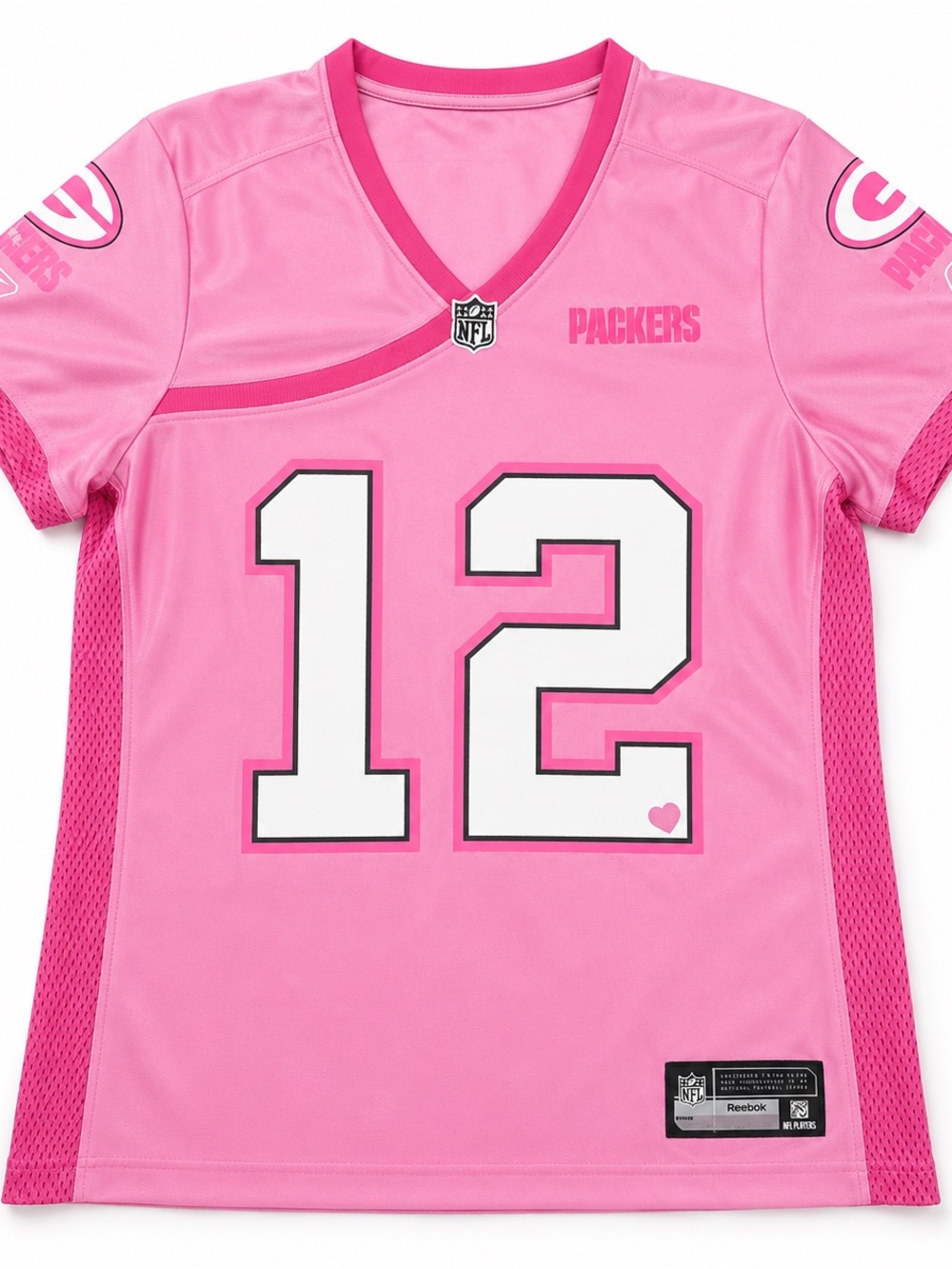 Reebok Pink Women's #12 Short Sleeve Jersey